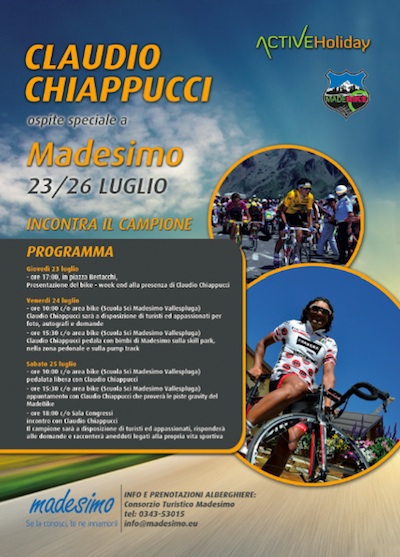 Bike experience con Chiappucci a MADESIMO