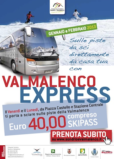 E SCI SCACCIA CRISI con VALMALENCO EXPRESS!