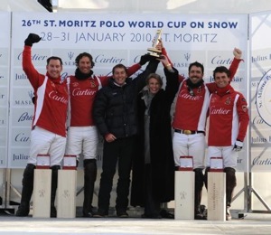 Il team Cartier si aggiudica il St. Moritz Polo Cup on Snow