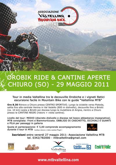 Da Chiuro parte l’Orobik Ride alla scoperta delle cantine