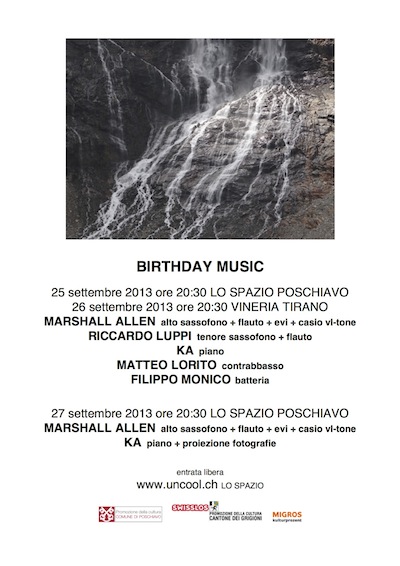 BIRTHDAY MUSIC parte dalla VALPOSCHIAVO