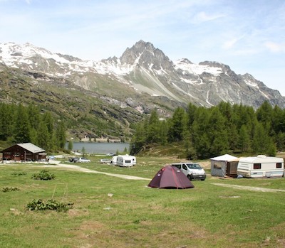 CAMPEGGIO in montagna