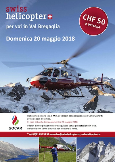 Battesimo dell'aria in VAL BREGAGLIA