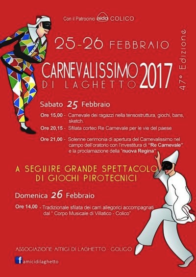 Il Re Carnevale sta di casa a COLICO