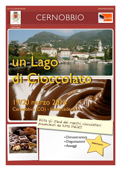 Il lago di cioccolato di CERNOBBIO