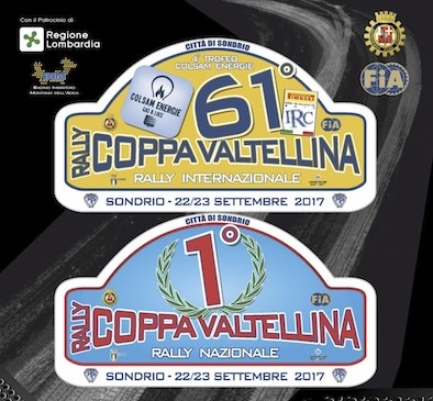 Iscritti di altissimo livello al Rally Coppa Valtellina