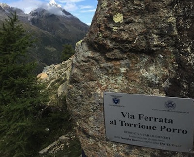 Escursione CAI alla Ferrata del Torrione Porro