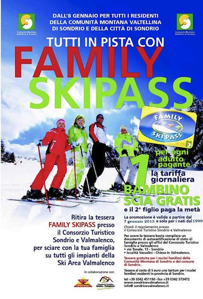 In VALMALENCO  tempo di Family Pass!