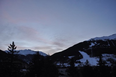 Una fiabesca alba a Bormio