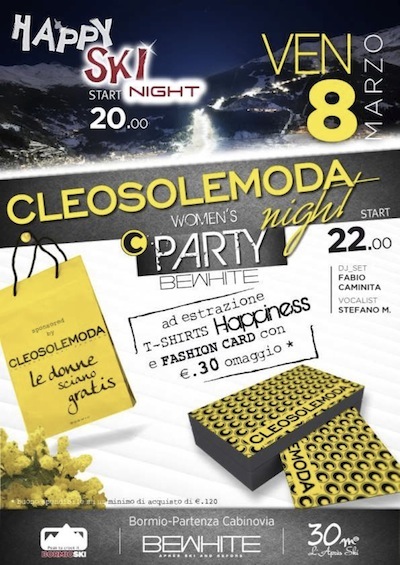 Happy SKI Night... le donne sciano gratis!