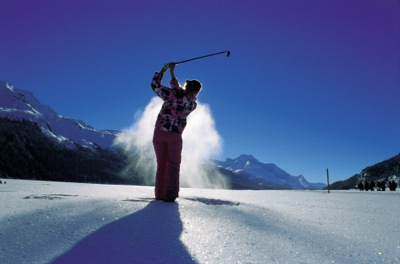 ENGADIN SNOW GOLF CUP A SILVAPLANA, SI GIOCA SULLA NEVE