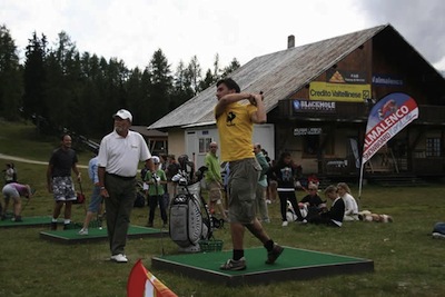 In VALMALENCO il campo pratica golf pi alto d’Europa