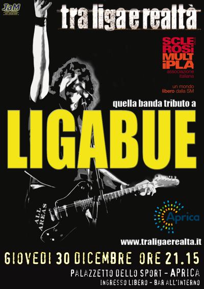 TRIBUTE BAND DI LIGABUE AD APRICA, ma anche fiaccolata