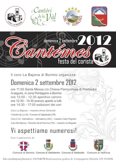 Cantems, la festa del corista  a BORMIO!