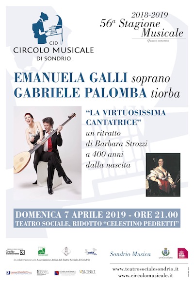 LA VIRTUOSISSIMA CANTATRICE sul palco a Sondrio