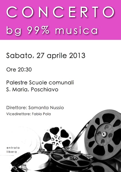 La BG 99% Musica in concerto a Poschiavo  