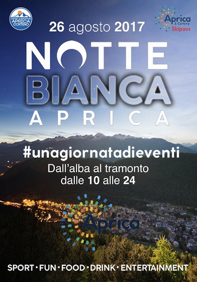 APRICA, una giornata indimenticabile e la Notte Bianca