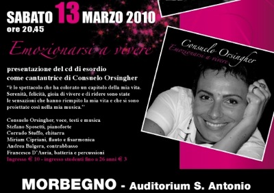 Consuelo Orsingher in concerto a Morbegno