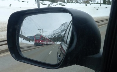 Trenino Rosso in transito...