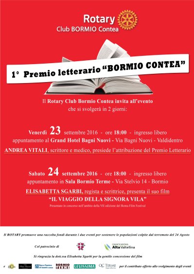 PREMIO LETTERARIO Bormio Contea