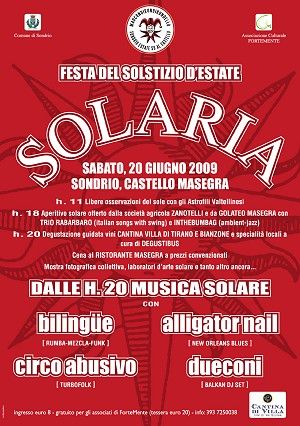 Solaria, tutto pronto per la festa del Masegra